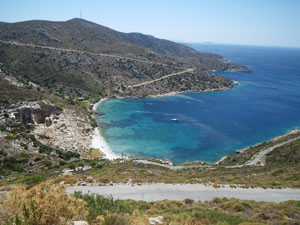 Panoramica della spiaggia di Mesachti